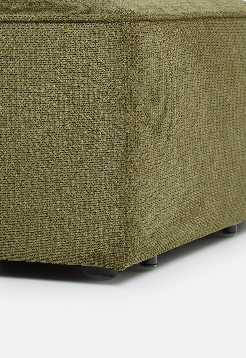 Sixth Floor - Gravity ottoman modular -green