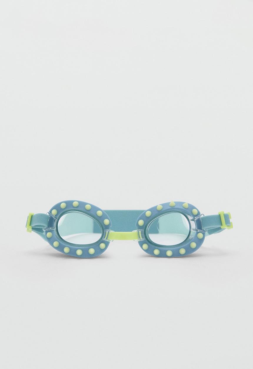 MANGO - Snorkeling goggles glow - turquoise / aqua