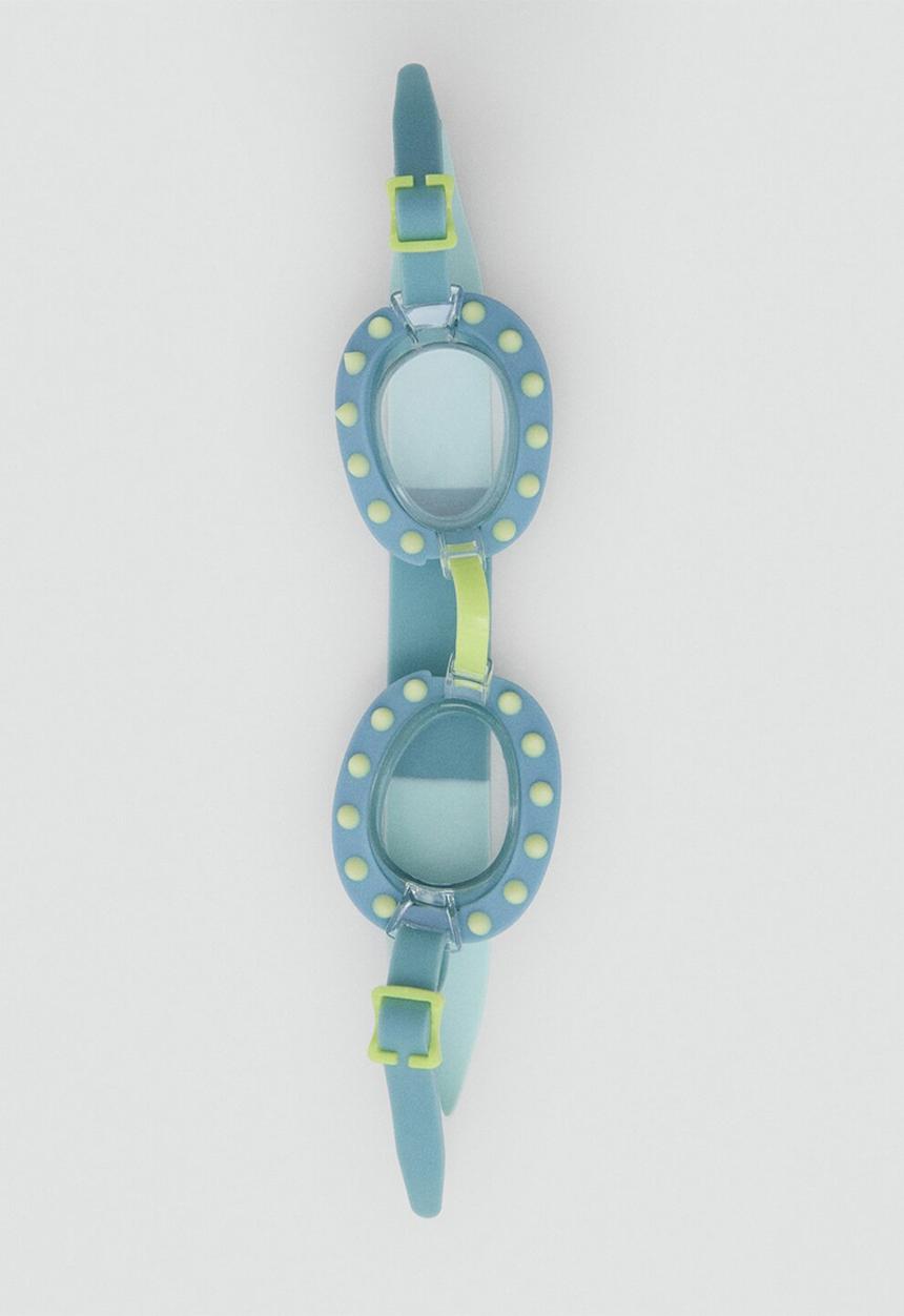 MANGO - Snorkeling goggles glow - turquoise / aqua