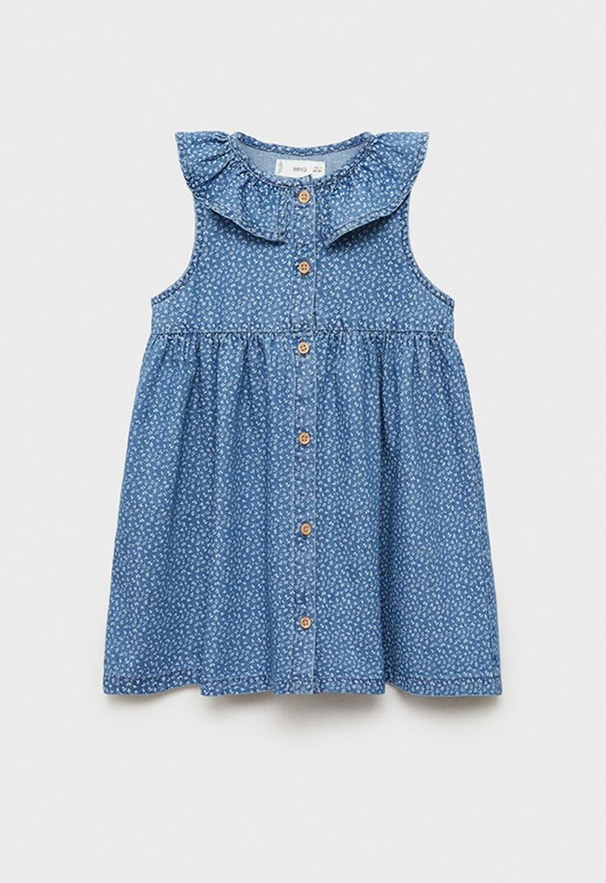 MANGO - Dress celine - open blue