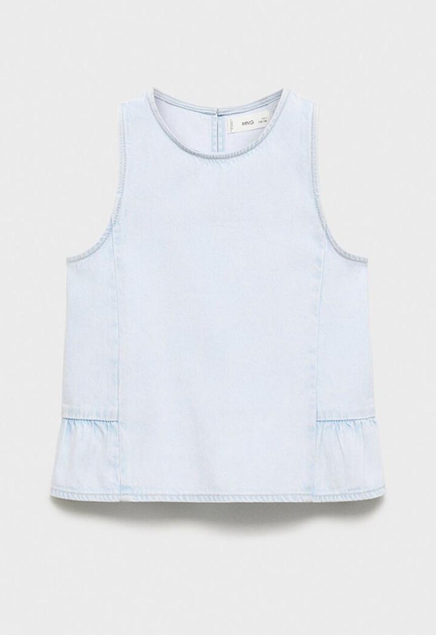 MANGO - Blouse garden - lt-pastel blue