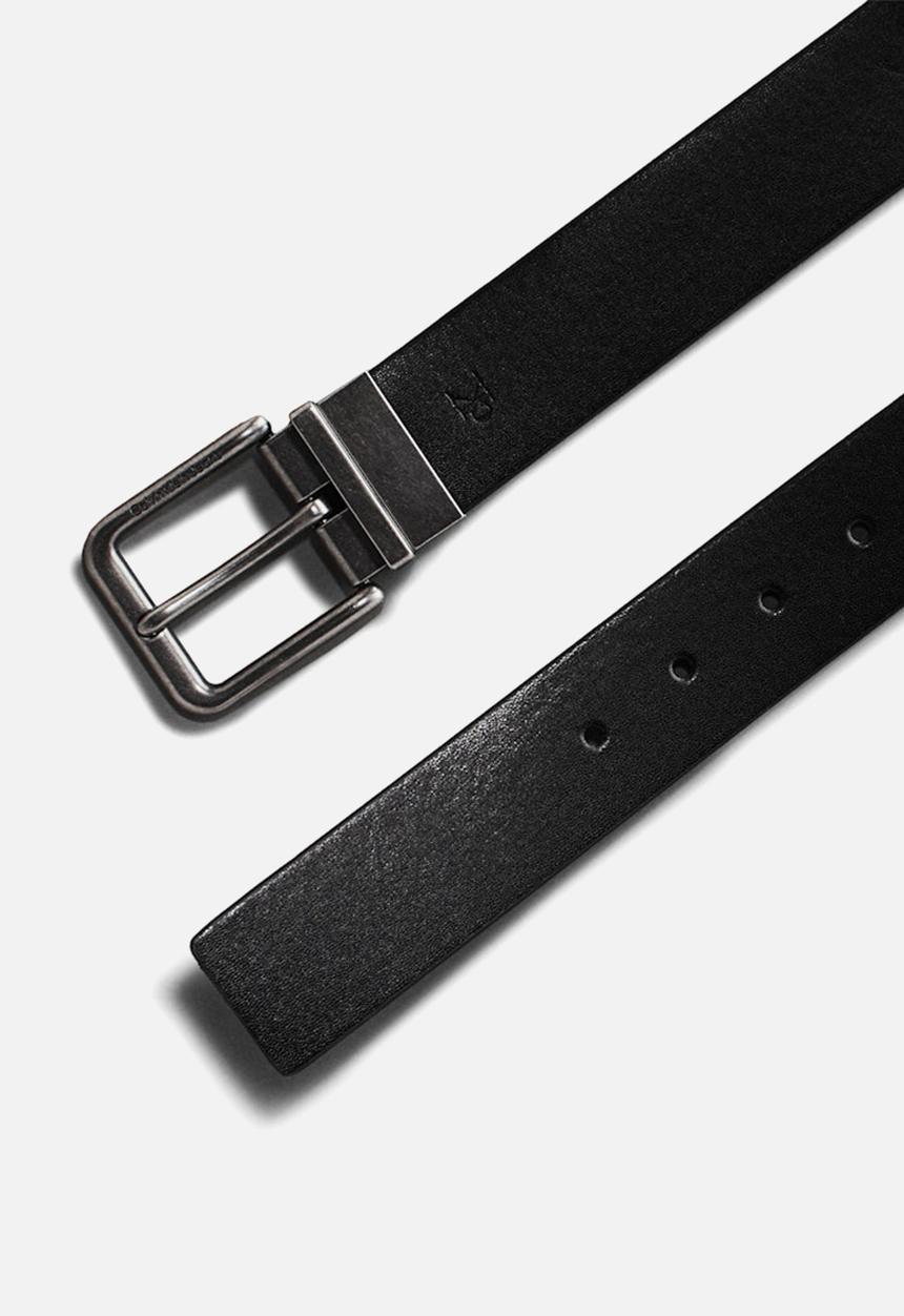 Calvin Klein - Classic Casual Rev/Adj Belt 35mm - Black