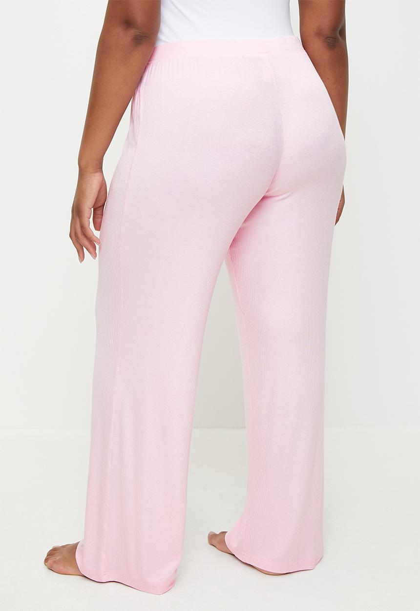 Cotton On - Plus Sleep Recovery Wide Leg Pant - Blushing Bride