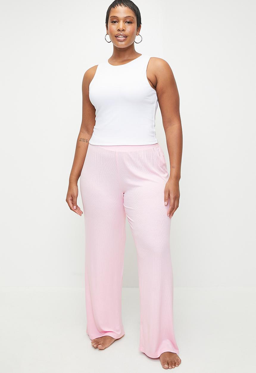 Cotton On - Plus Sleep Recovery Wide Leg Pant - Blushing Bride