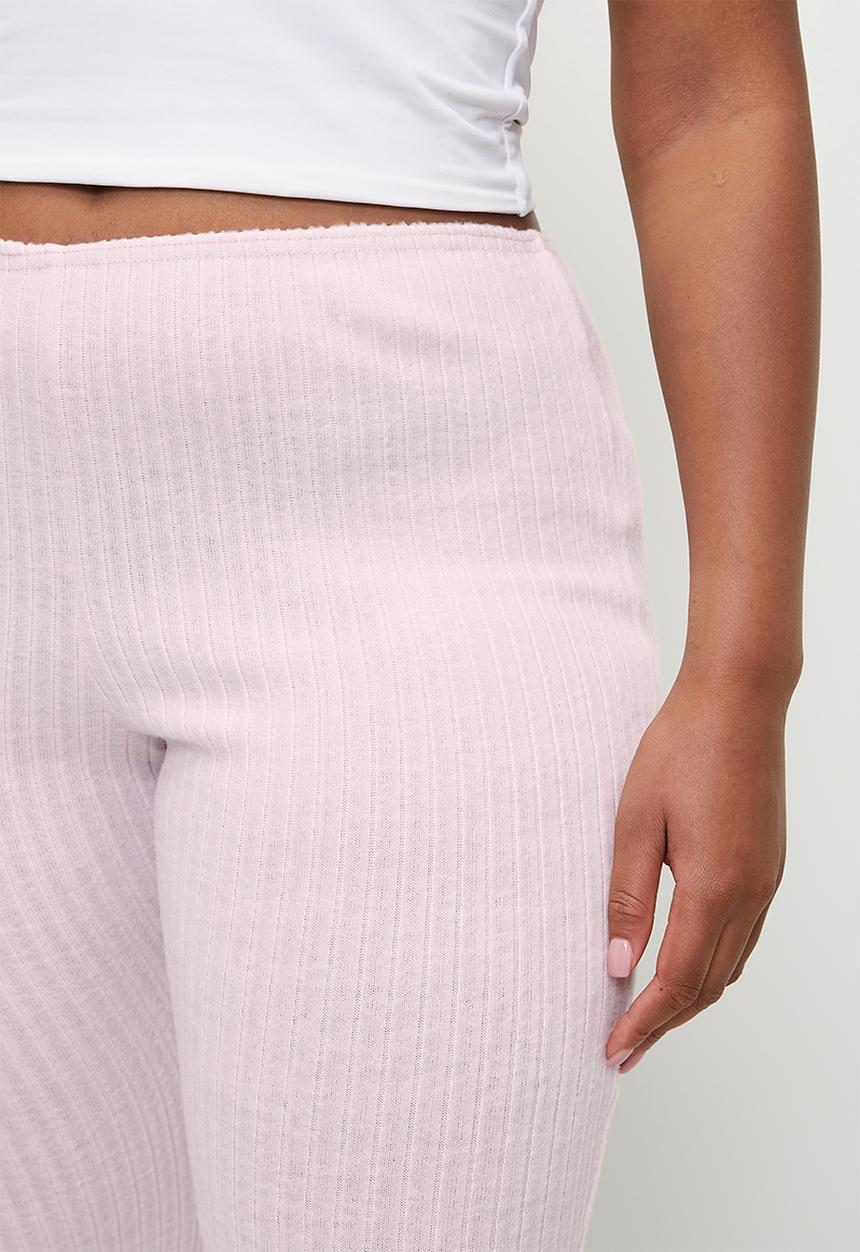 Cotton On - Plus Super Soft Lounge Flare Pant - French Fairytale Rib