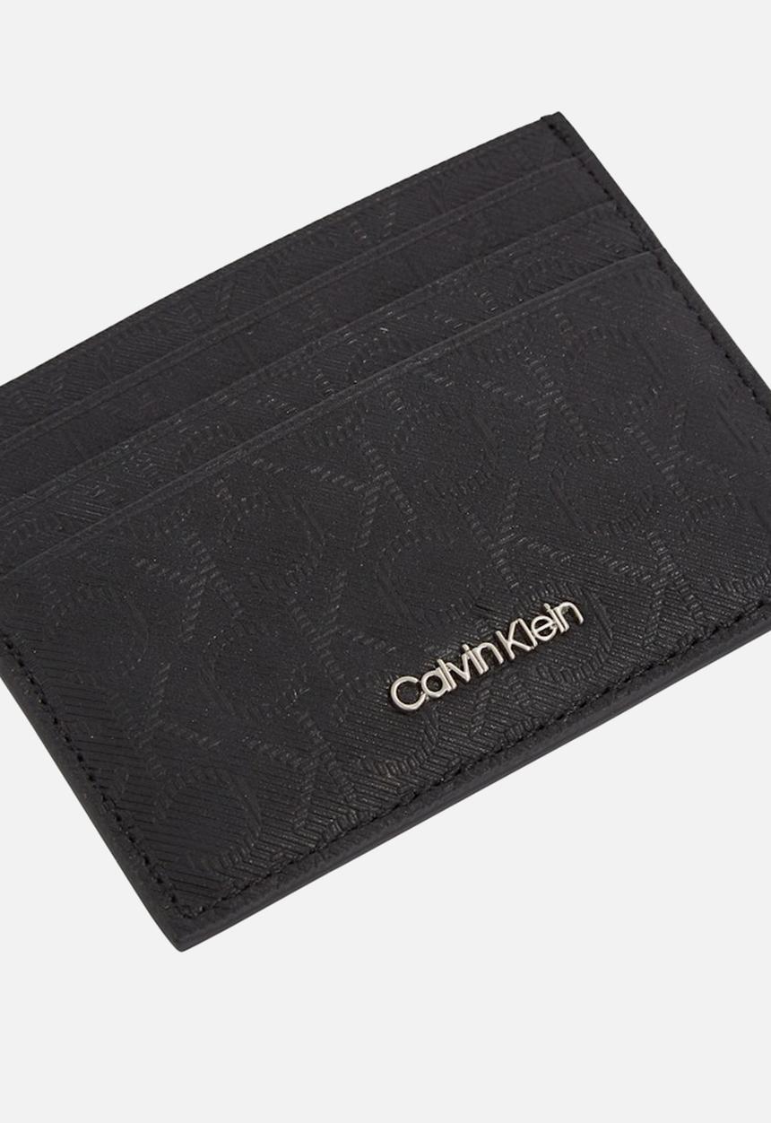 Calvin Klein - CK Must Mono Cardholder 6Cc - Twill Mono Black
