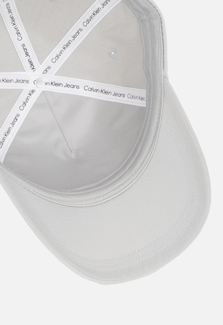 Calvin Klein - Mono Logo Print Cap - Mirage Gray