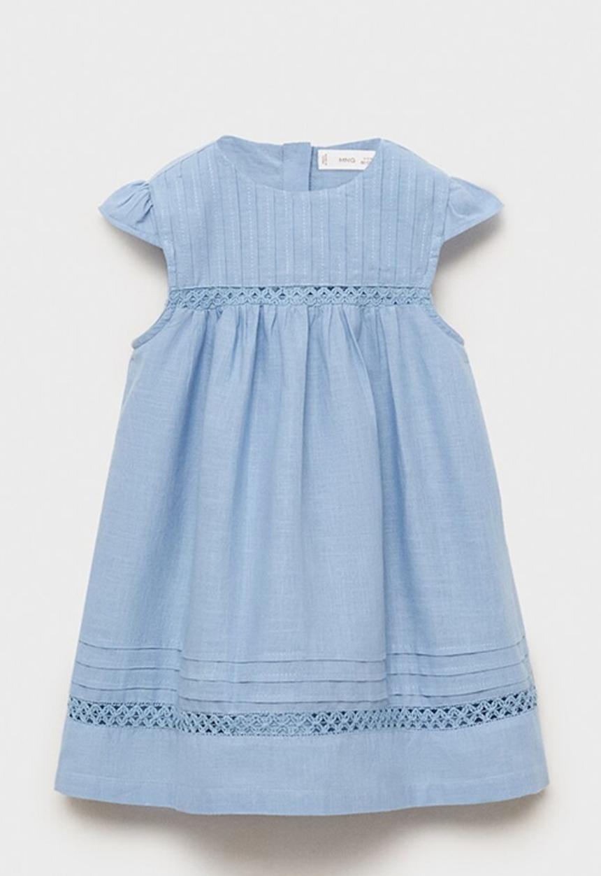 MANGO - Dress kira - light pastel blue