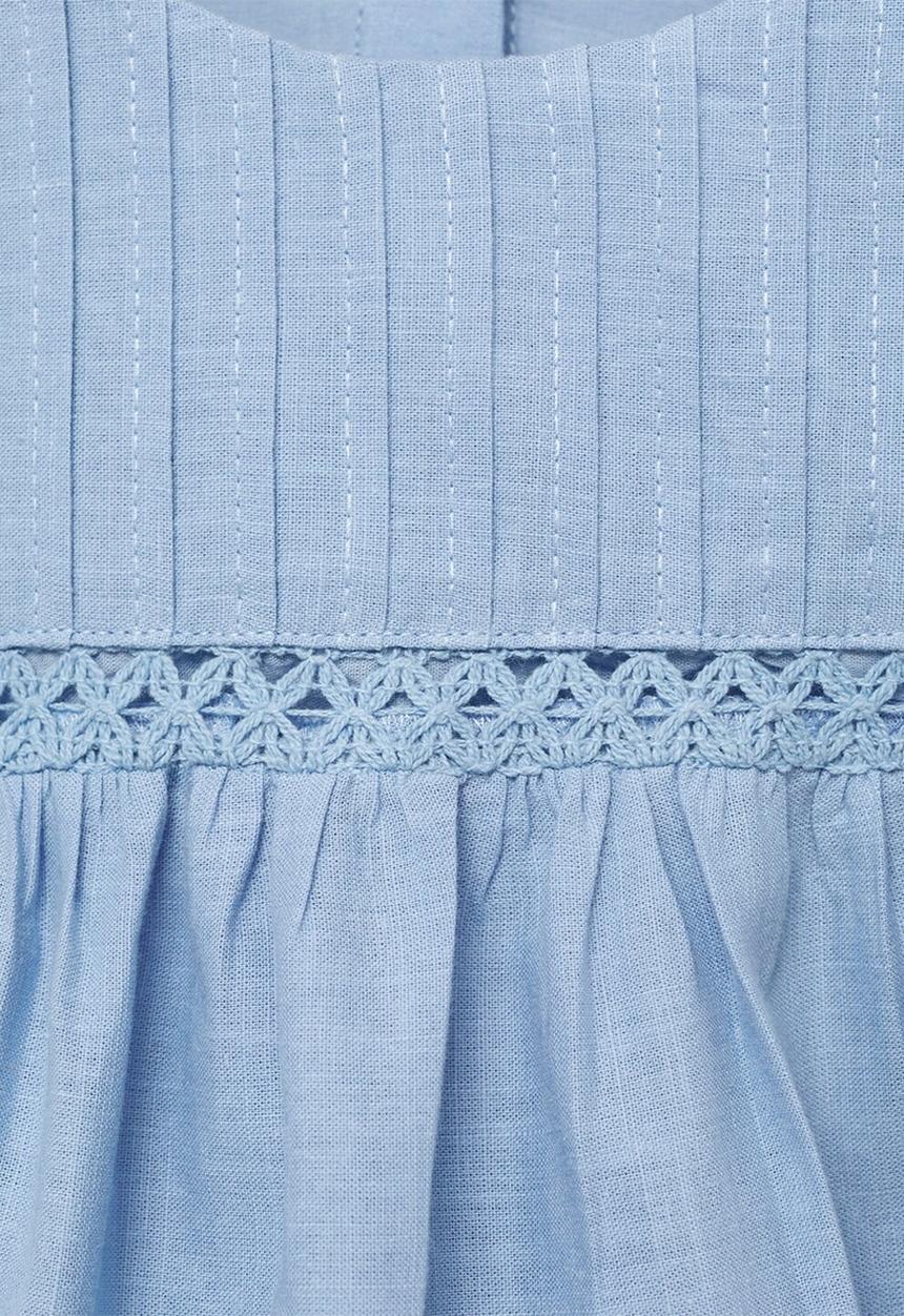 MANGO - Dress kira - light pastel blue