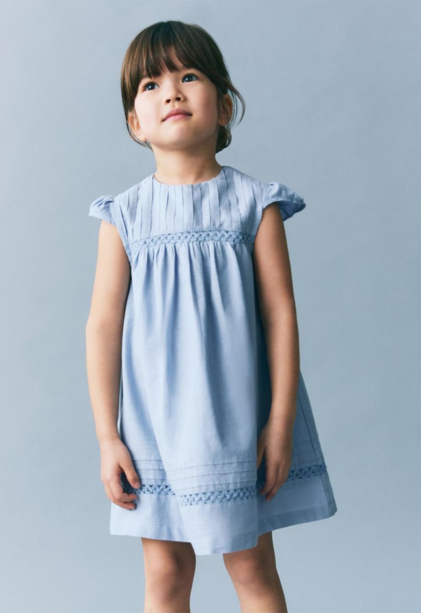 MANGO - Dress kira - light pastel blue