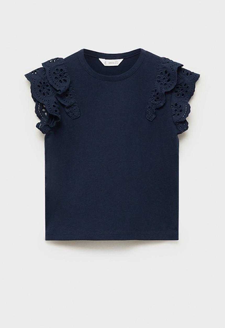 MANGO - T-shirt doble - navy