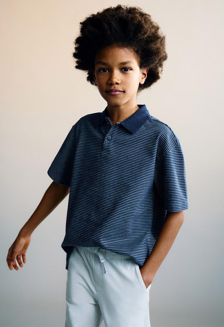 MANGO - Poloshirt sunday - navy