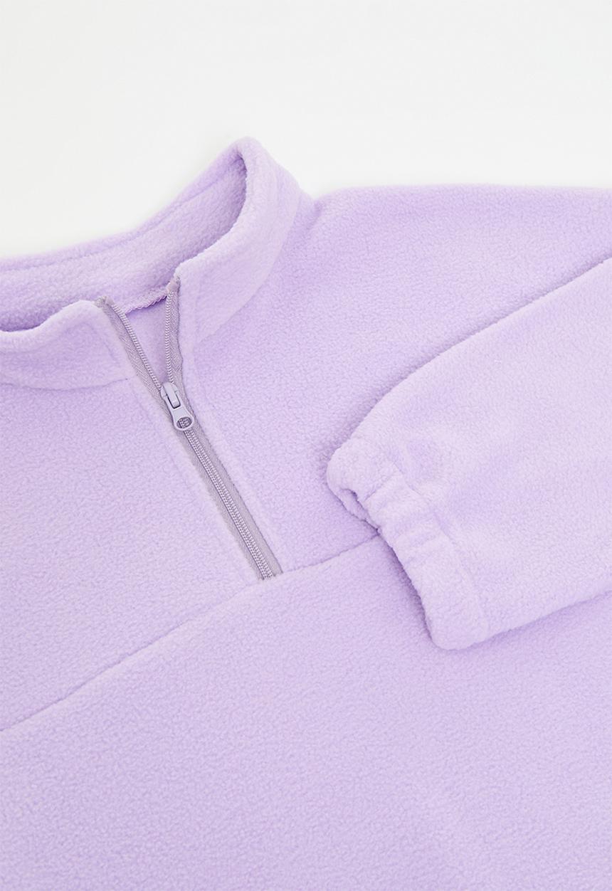 Pop Candy - Half zip top & bottom set-lilac