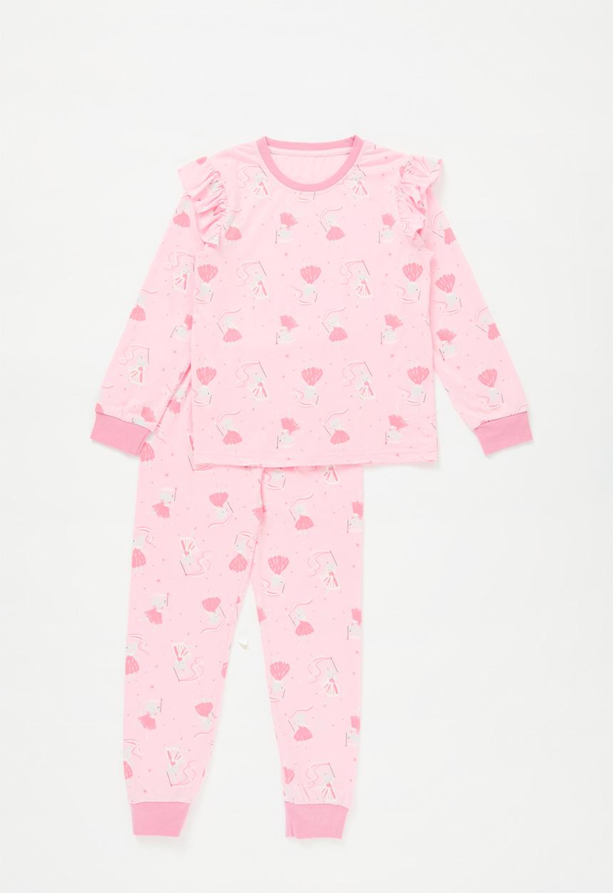 Pop Candy - Frilled pj set-pink