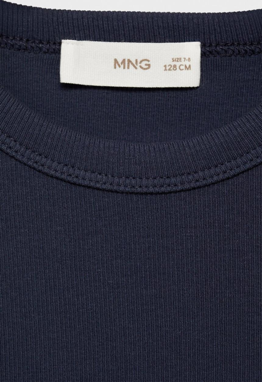 MANGO - Top rib - navy
