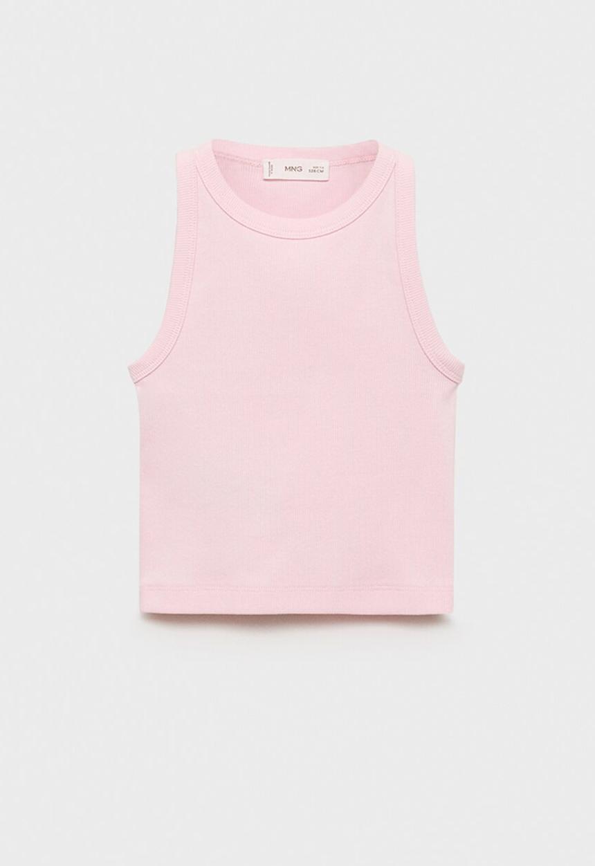 MANGO - Top rib - pink