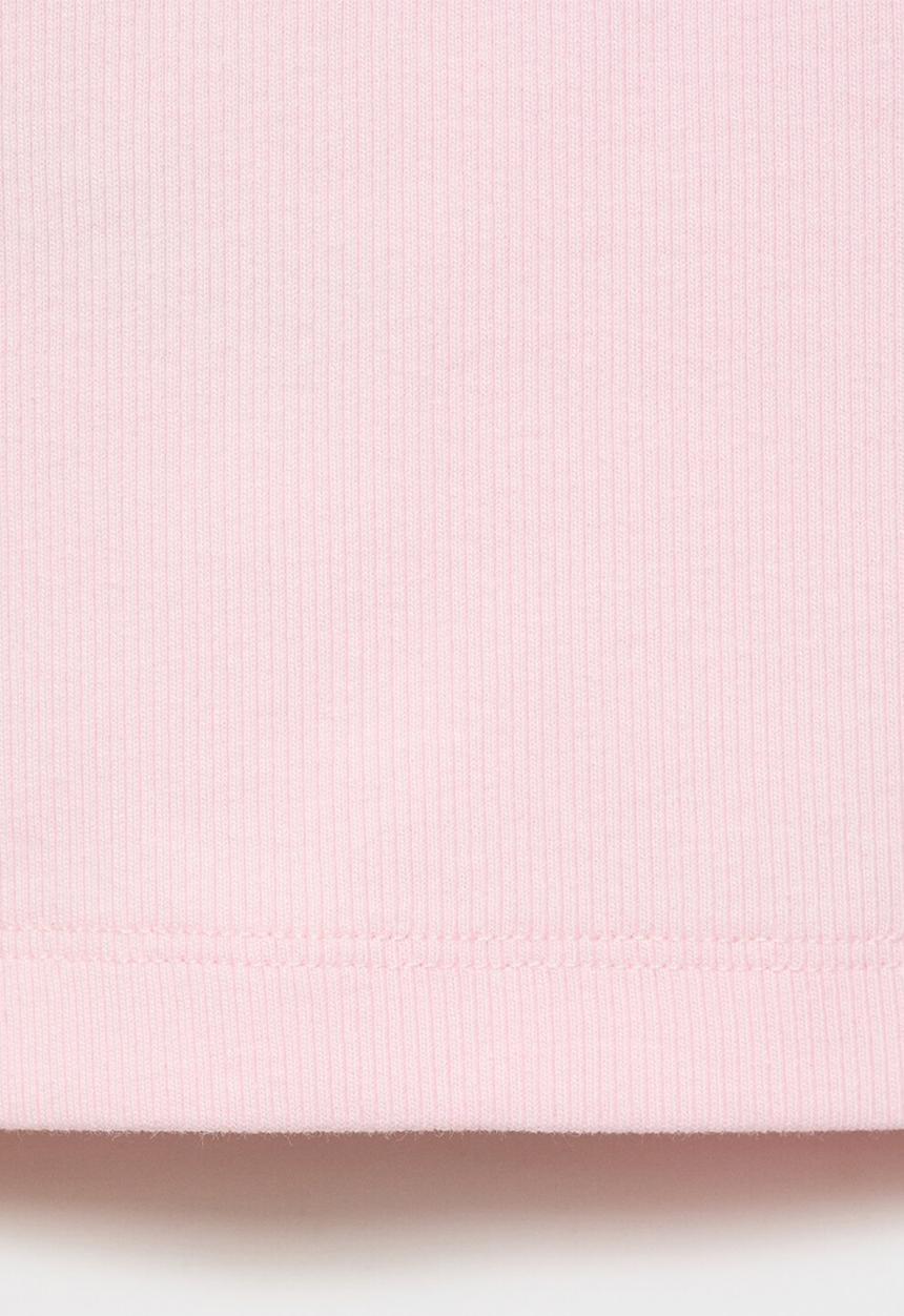 MANGO - Top rib - pink