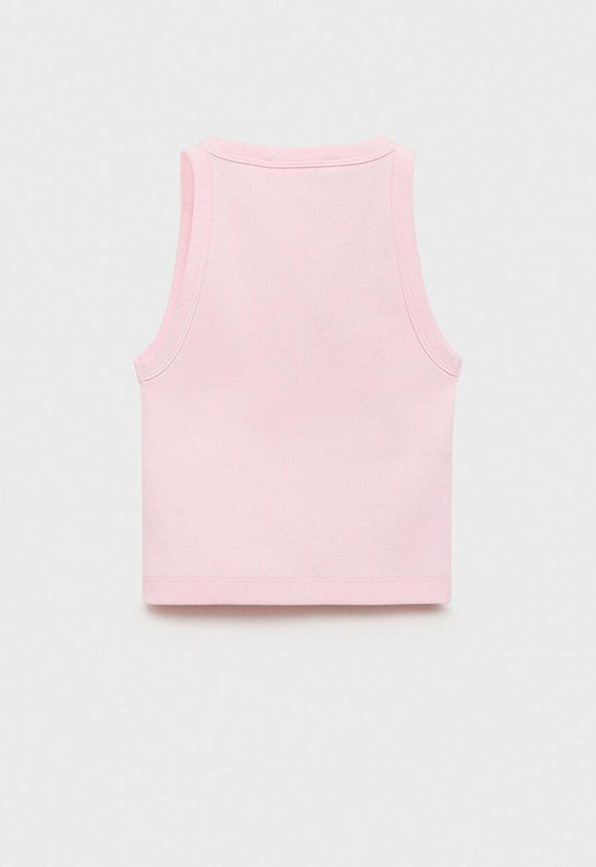 MANGO - Top rib - pink