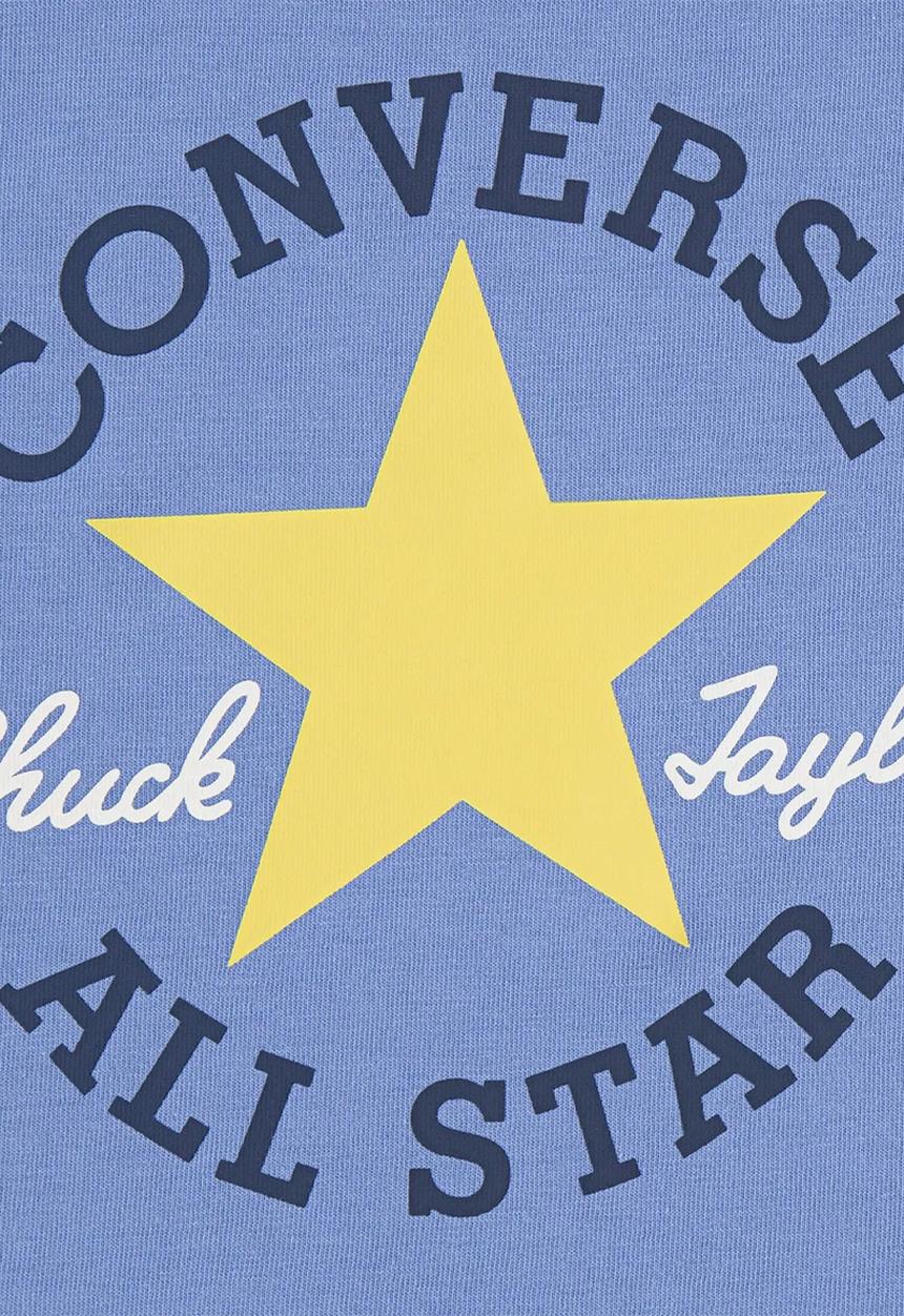 Converse - Converse dissected chuck patch tee and shorts set - birch heather