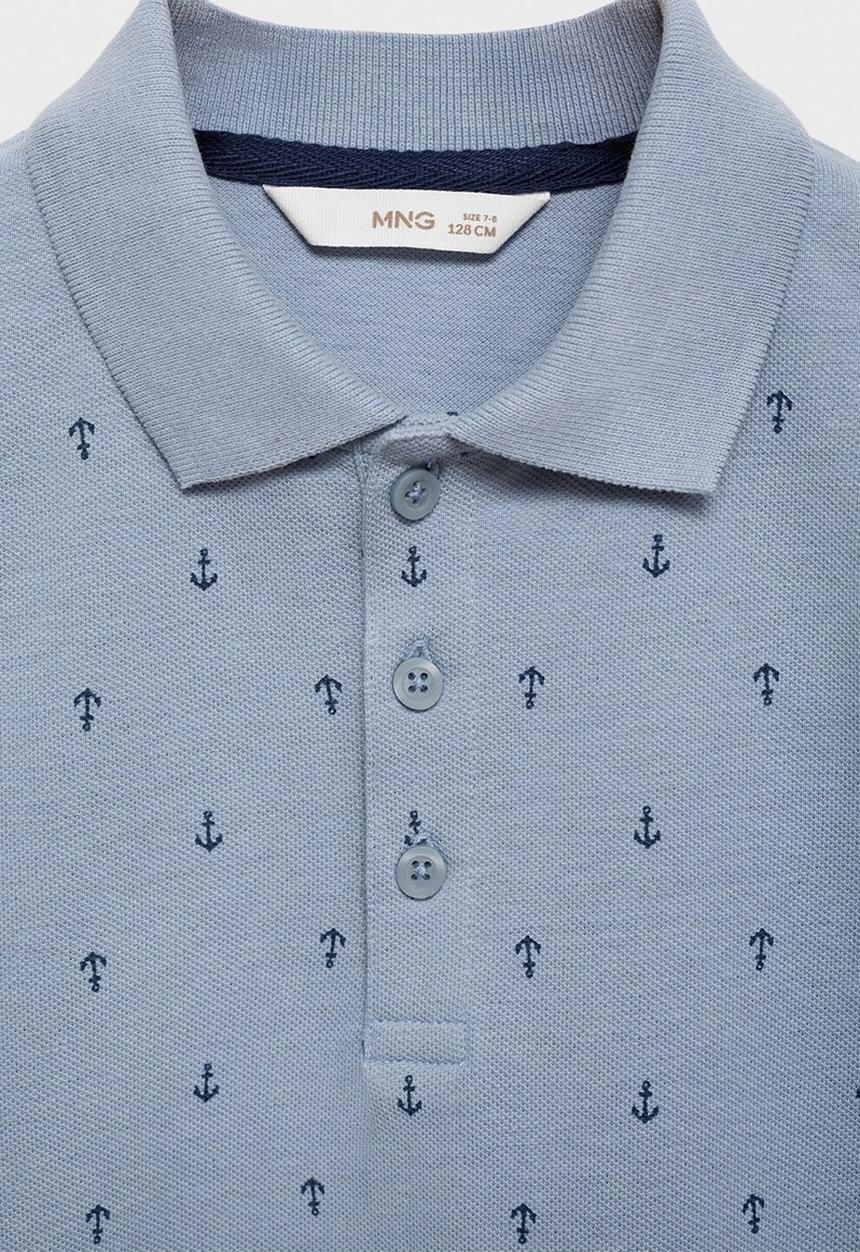 MANGO - Poloshirt javierp8 - medium blue