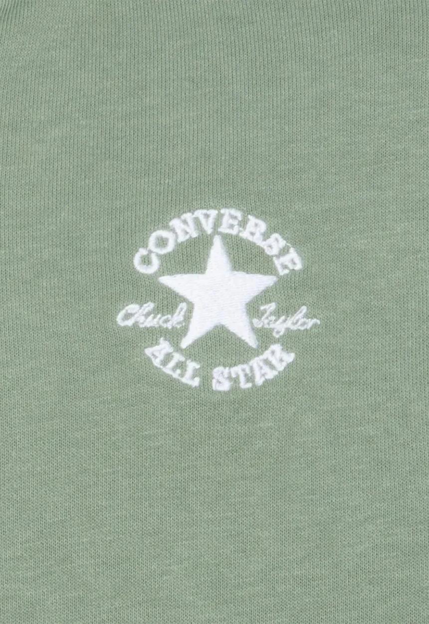 Converse - Converse dissected chuck patch full zip hoodie - foothill green