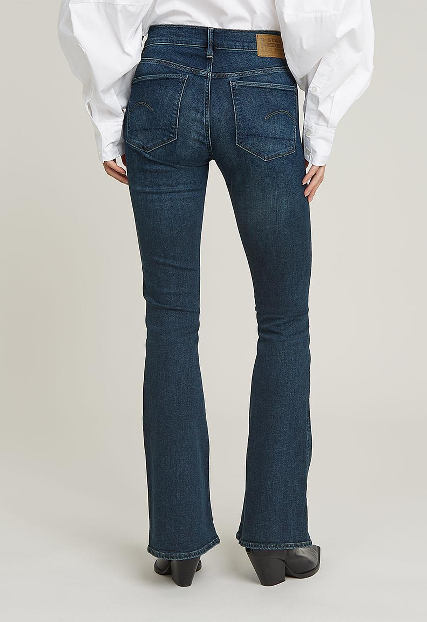 G-STAR - 3302 Flare Jeans  Wmn - Worn In Icy Blue