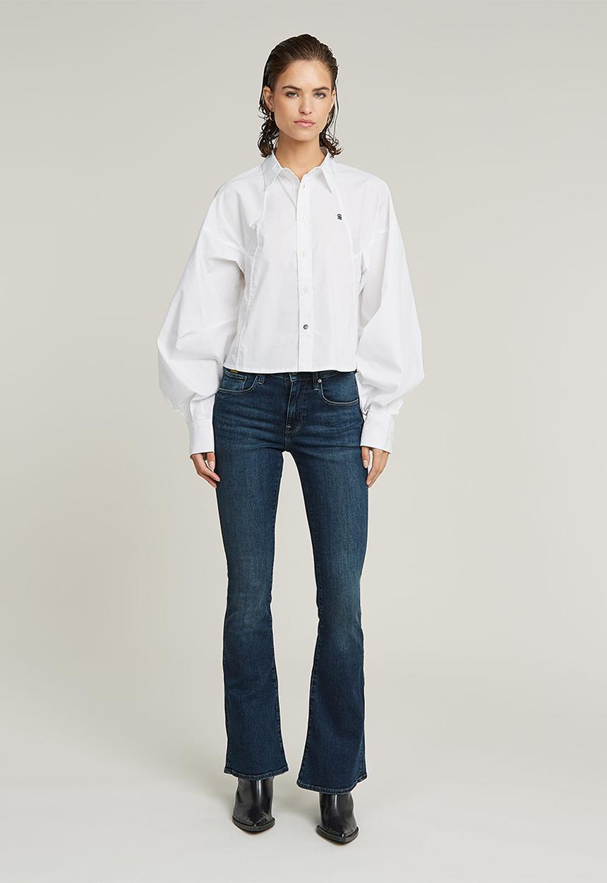 G-STAR - 3302 Flare Jeans  Wmn - Worn In Icy Blue