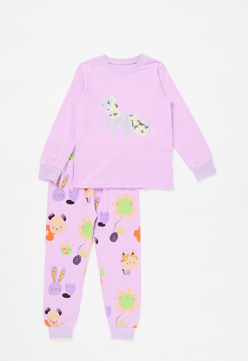 Pop Candy - Printed pj set -lilac 
