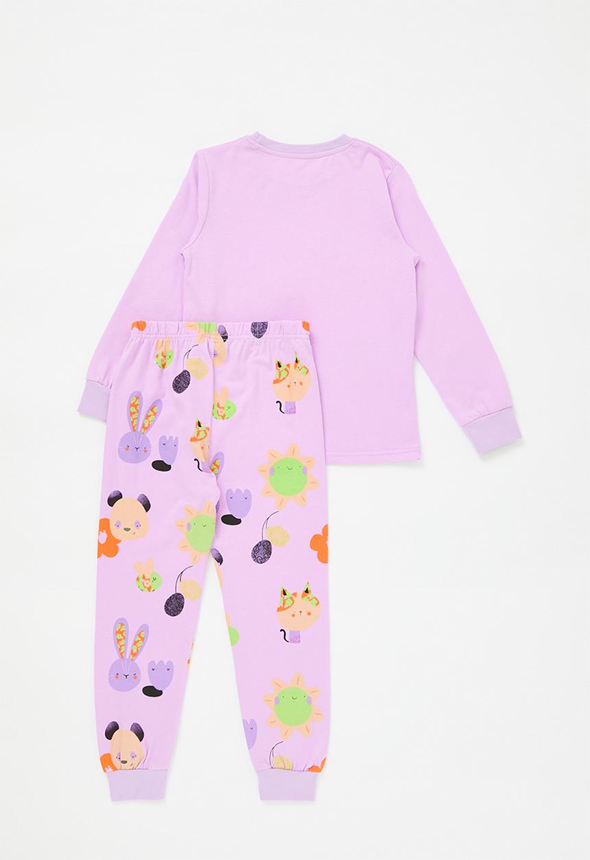 Pop Candy - Printed pj set -lilac 
