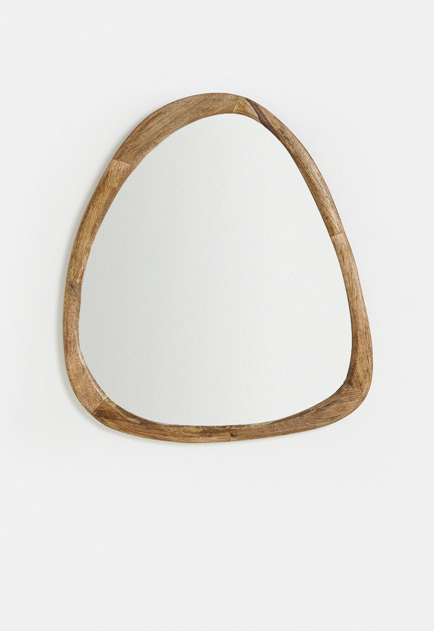 H&S - Mirror wood 60cm natural (fm)