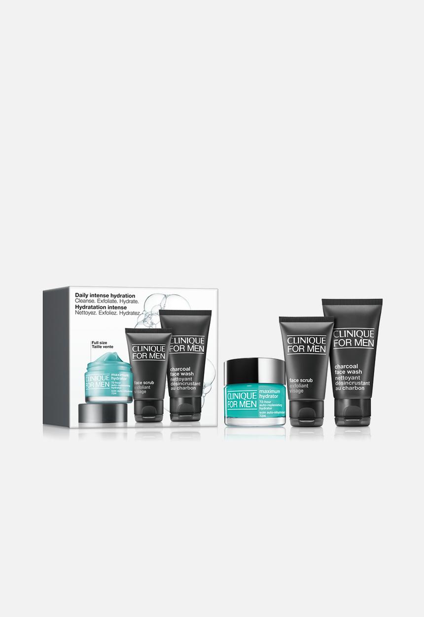 Clinique - Men Daily Intense Hydration Set: Cleanse. Exfoliate. Hydrate