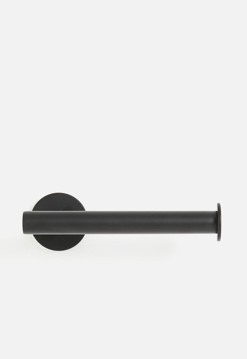 Sixth Floor - Silla Toilet Roll Holder Brushed - Black