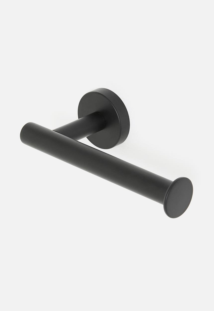 Sixth Floor - Silla Toilet Roll Holder Brushed - Black