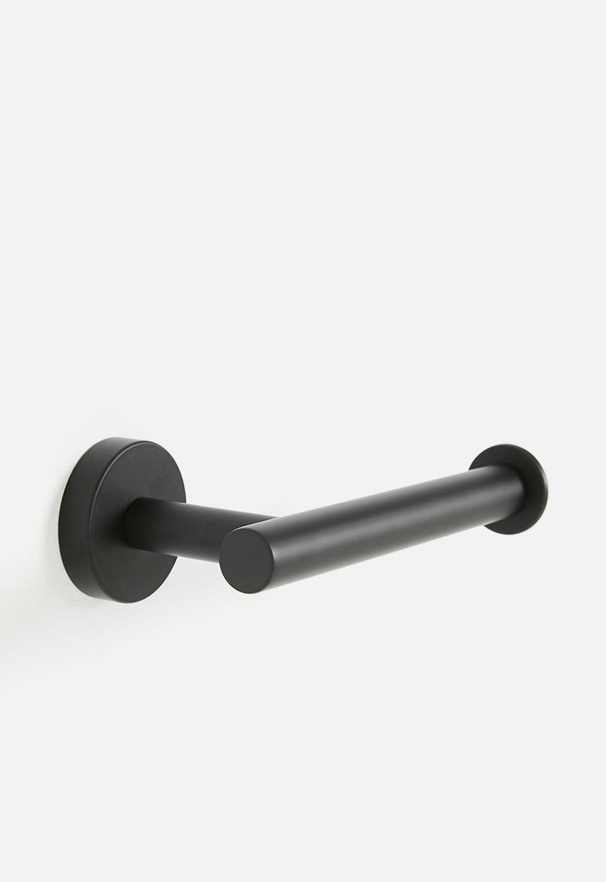 Sixth Floor - Silla Toilet Roll Holder Brushed - Black
