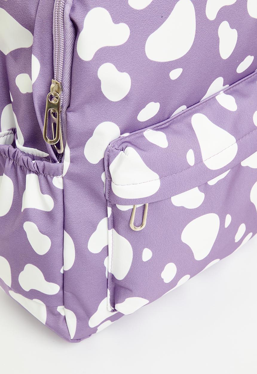 Pop Candy - Back pack -purple & white