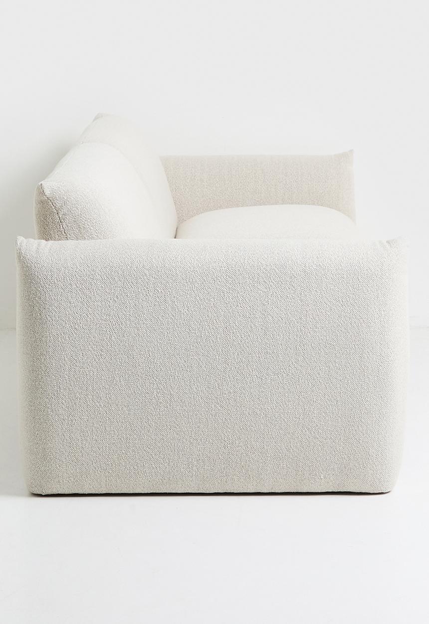 Sixth Floor - Signe 3 seater woven  sofa-Monza cream