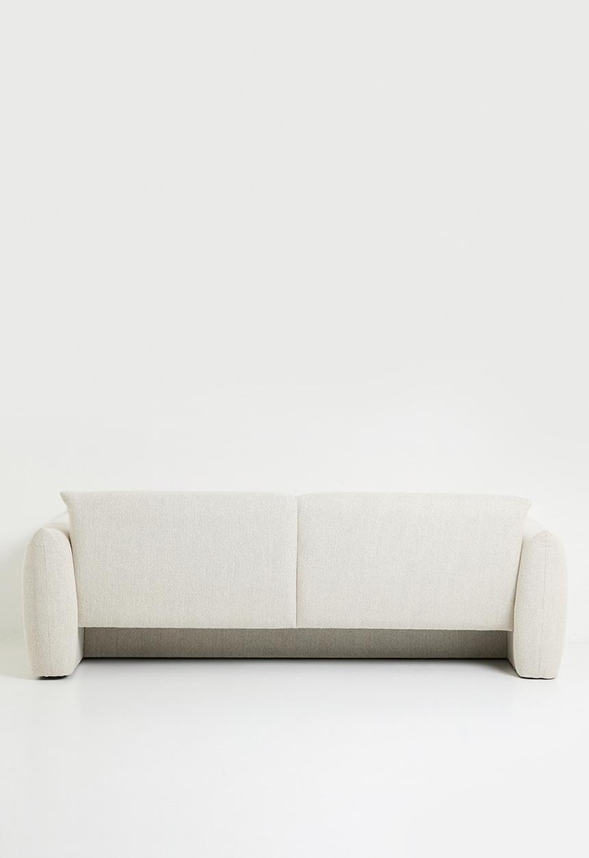 Sixth Floor - Signe 3 seater woven  sofa-Monza cream