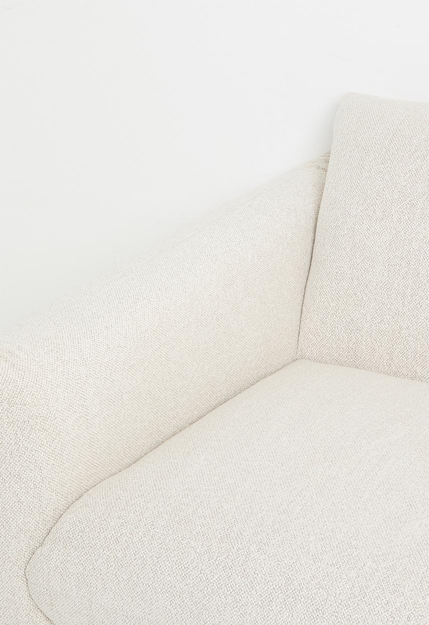 Sixth Floor - Signe 3 seater woven  sofa-Monza cream