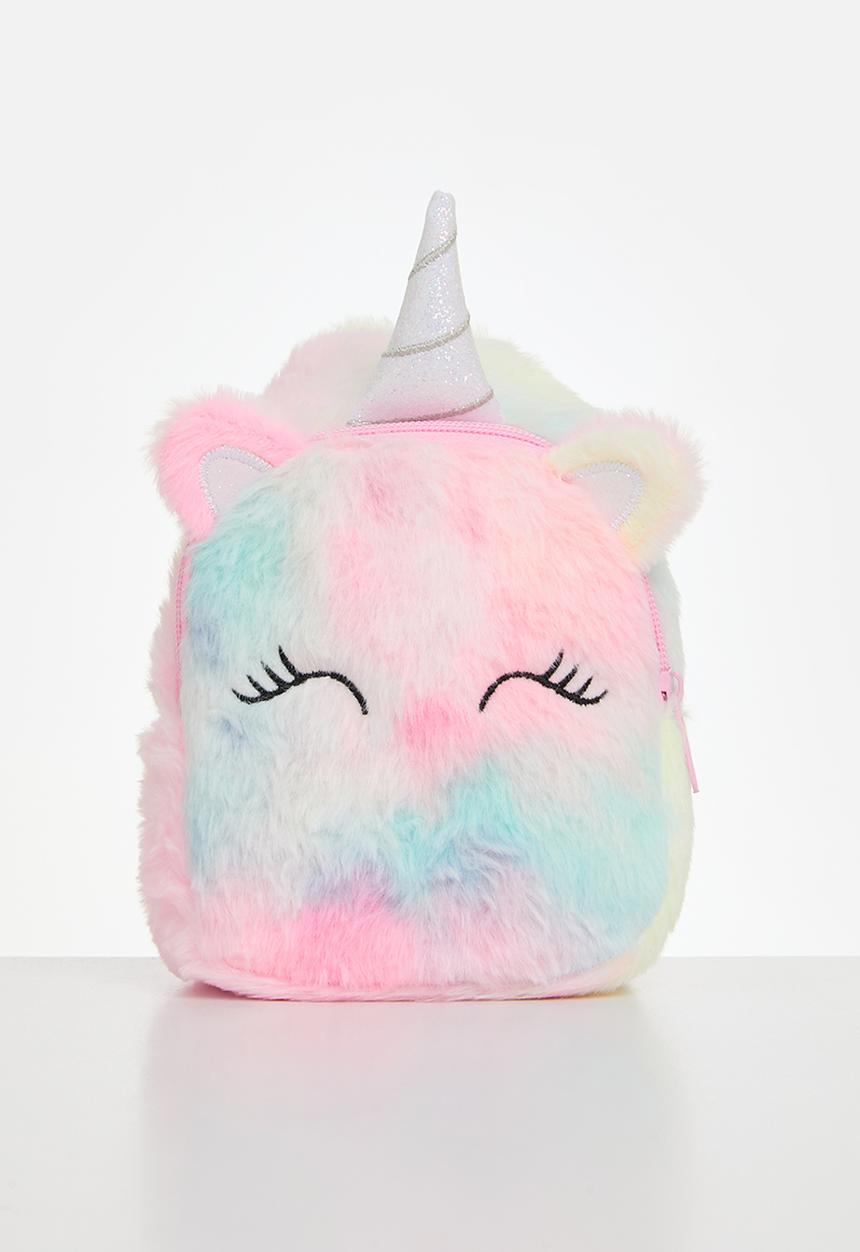 Pop Candy - Plush tie dye cross body bag - multi