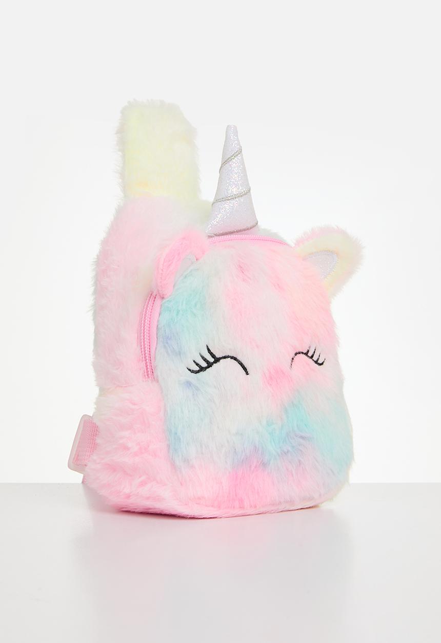 Pop Candy - Plush tie dye cross body bag - multi