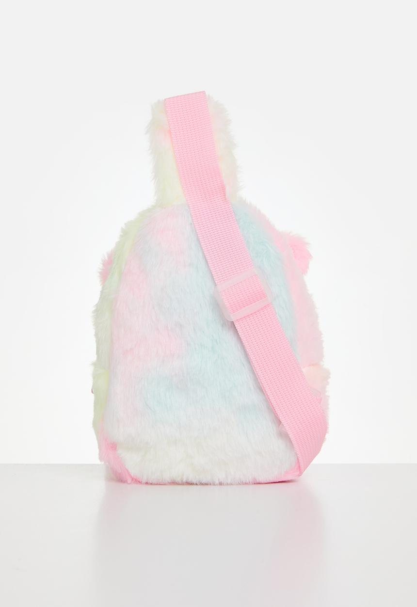 Pop Candy - Plush tie dye cross body bag - multi