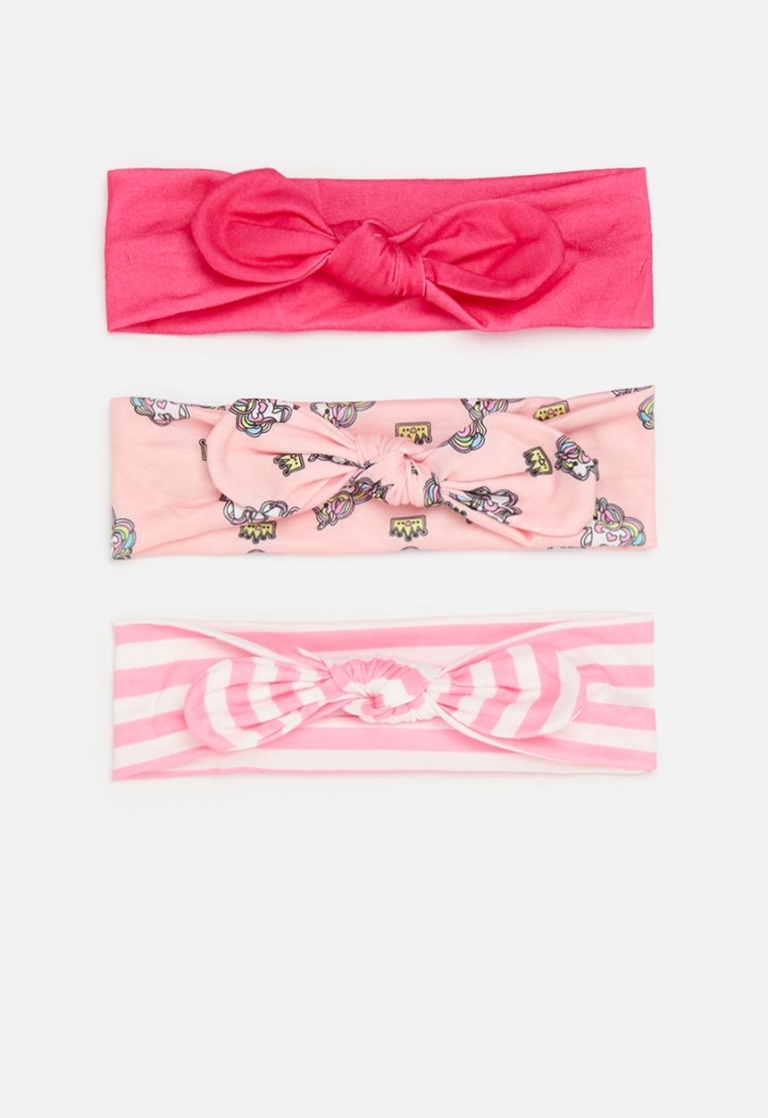 Pop Candy - 3 Pack bow headband - multi