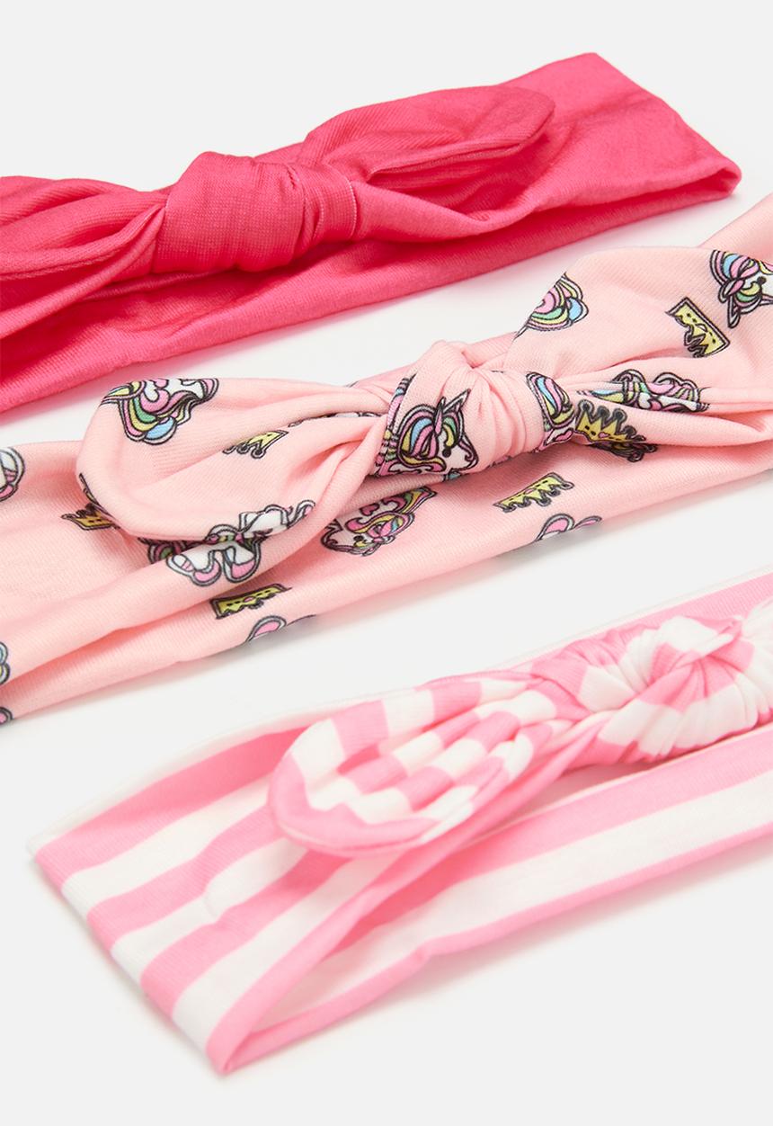 Pop Candy - 3 Pack bow headband - multi
