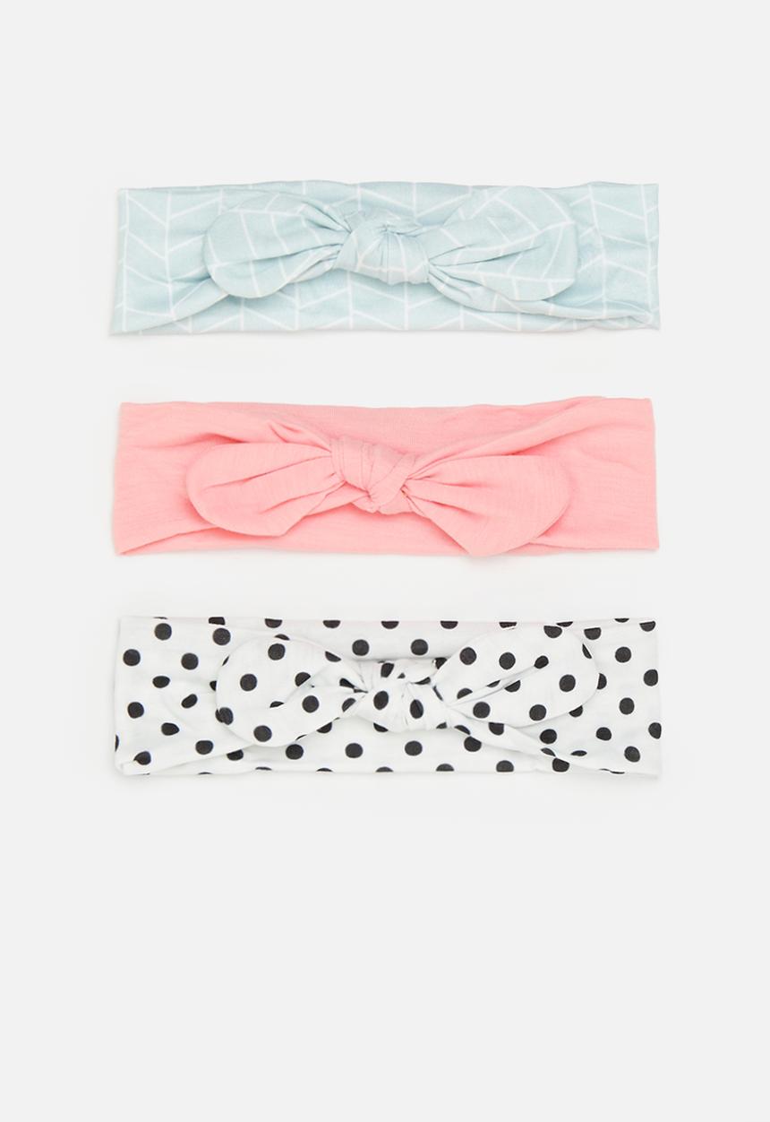 Pop Candy - 3 Pack bow headband - multi
