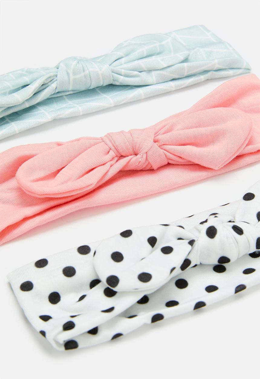 Pop Candy - 3 Pack bow headband - multi