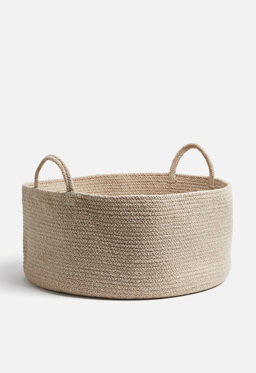 H&M - Extra-large low storage basket - beige