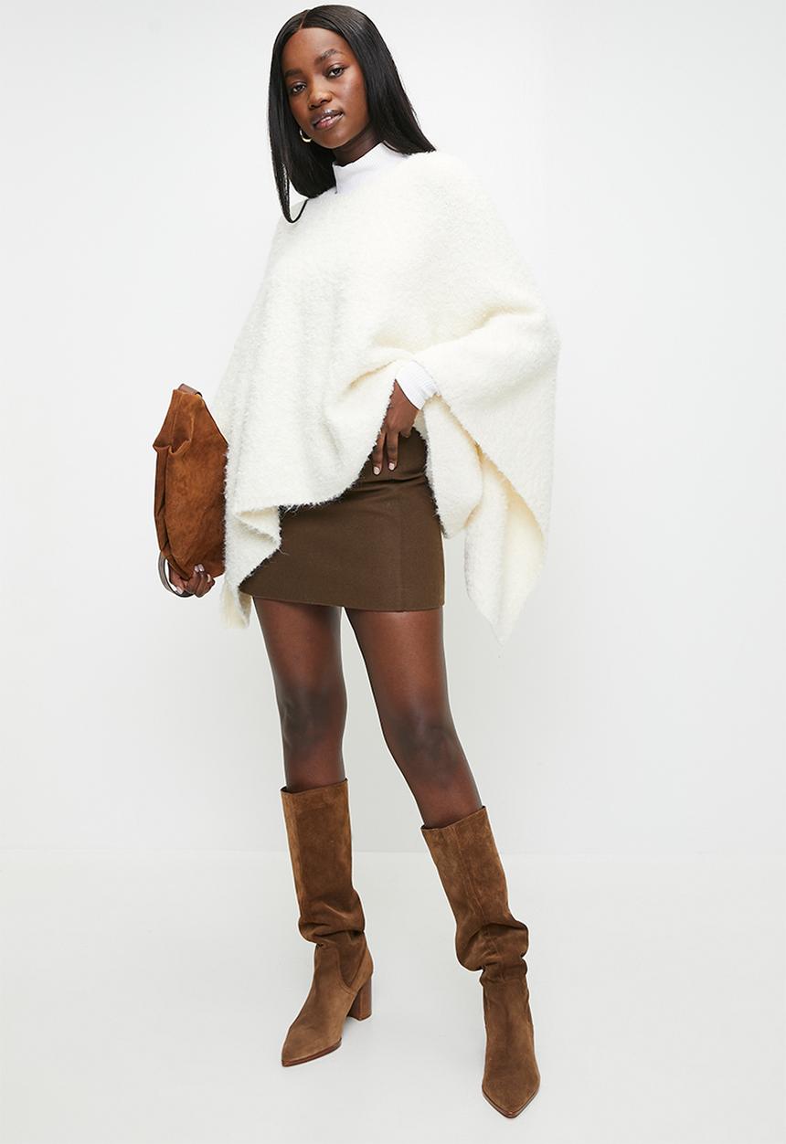 MANGO - Skirt England -  Brown
