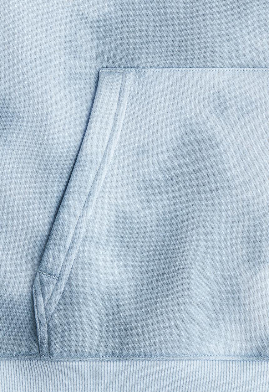 H&M - Hoodie - light blue & tie-dye