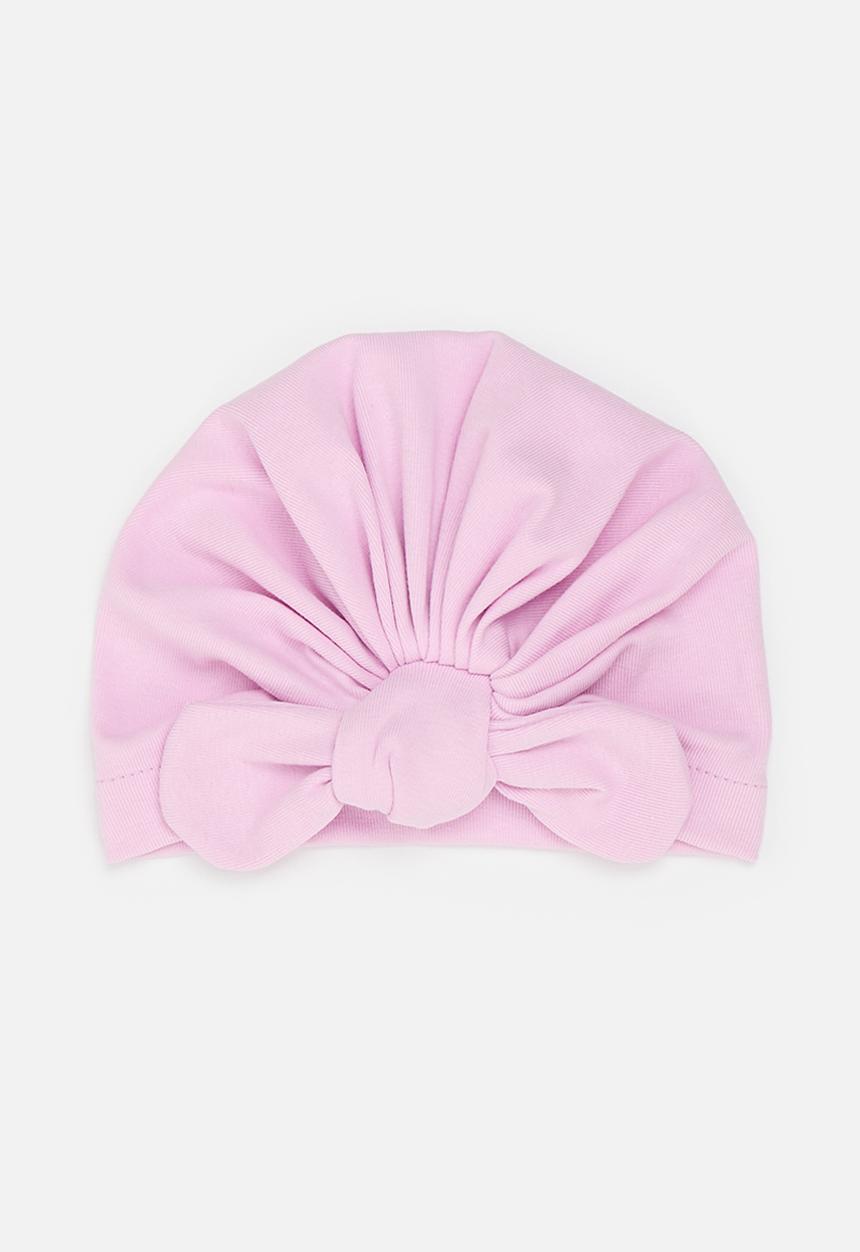 Pop Candy - 2 Pack Bow turban set-pink & lilac