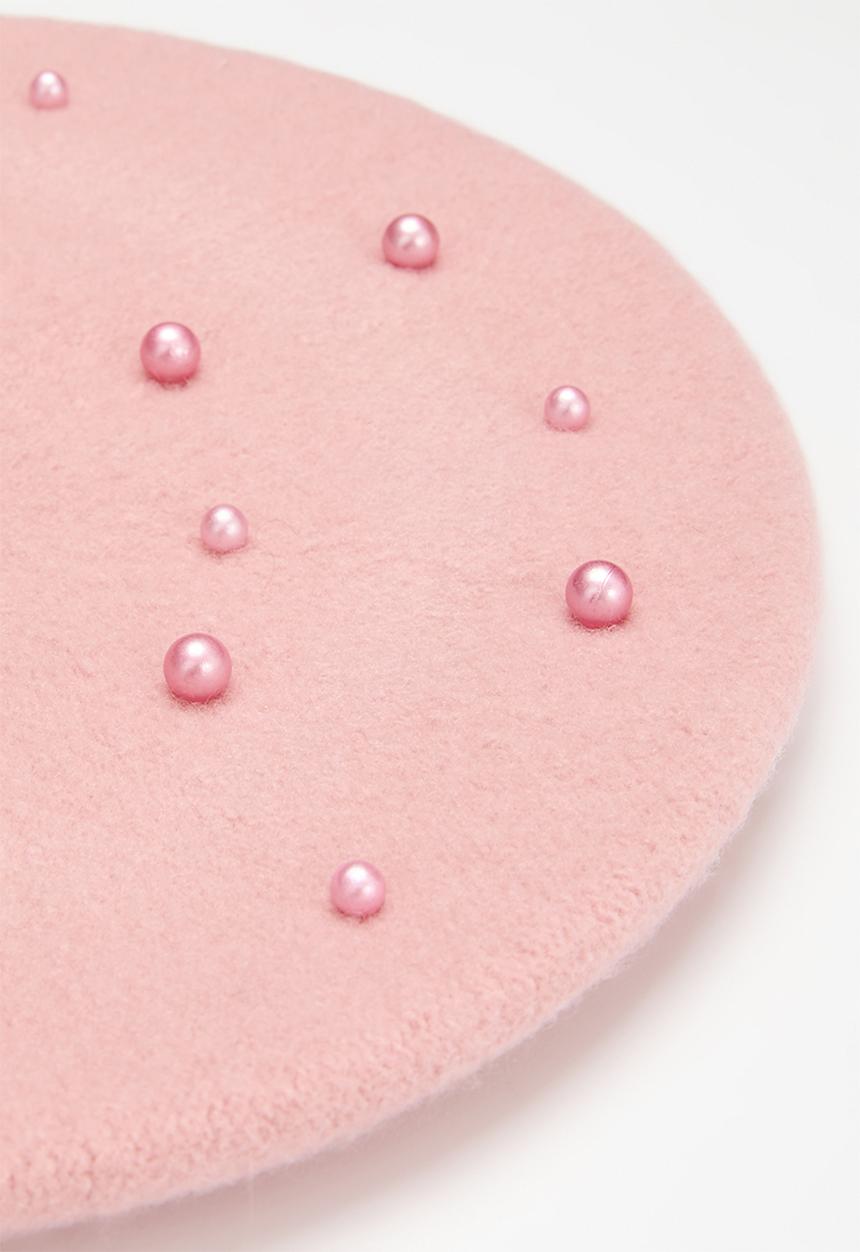 Pop Candy - Pearl décor beret-pink